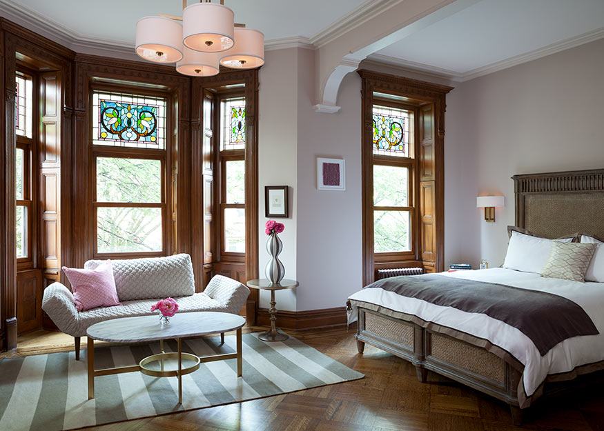brooklyn townhouse ny bedford stuyvesant brownstone bed and breakfast bedroom