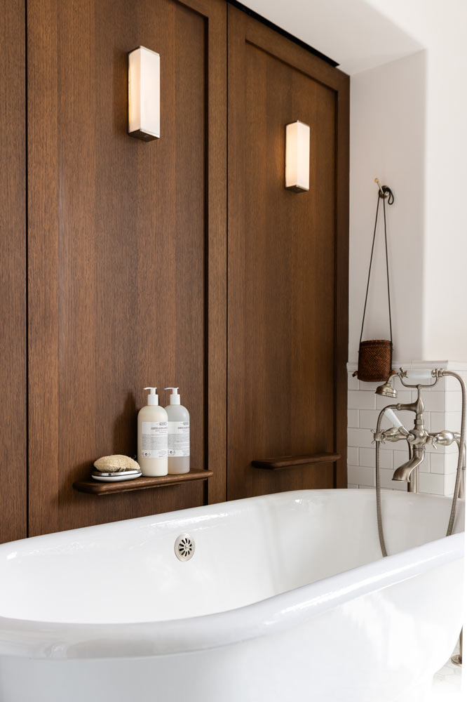 walnut custom bathroom in morningside heights nyc apartment renovation
